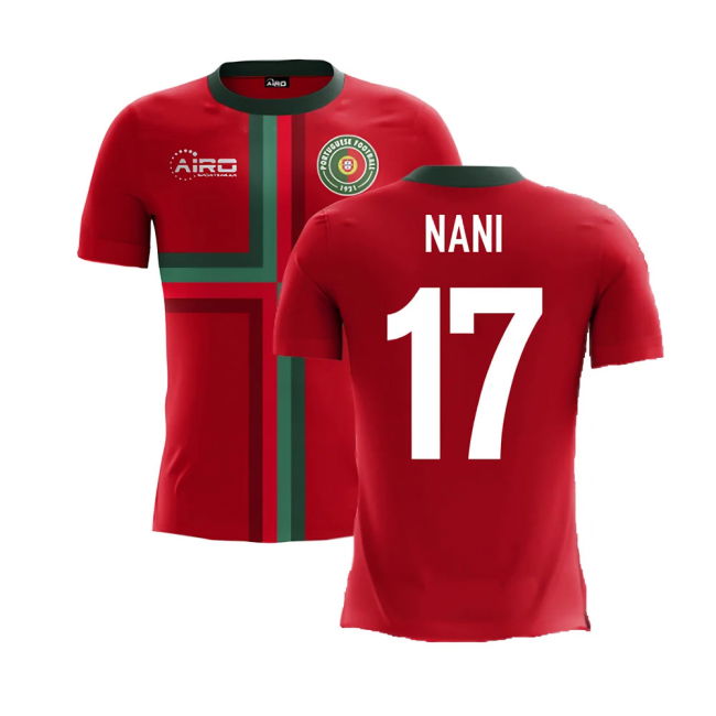 2025-2026 Portugal Airo Concept Home Shirt (Nani 17)