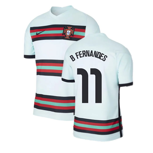 2020-2021 Portugal Away Nike Football Shirt (B Fernandes 11)