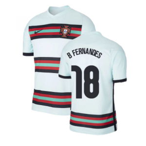 2020-2021 Portugal Away Nike Football Shirt (B.Fernandes 8)