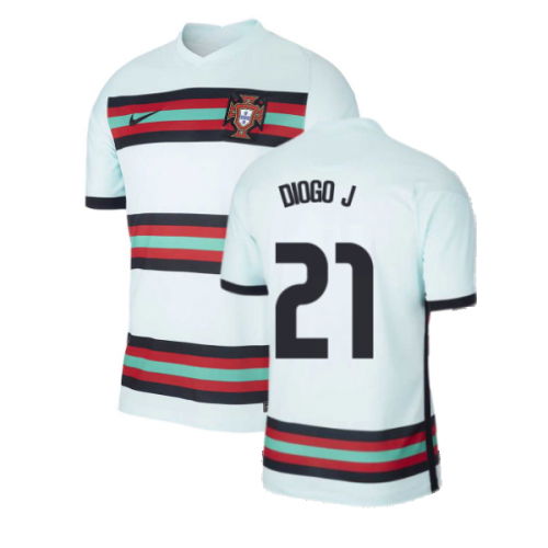 2020-2021 Portugal Away Nike Football Shirt (DIOGO J. 21)