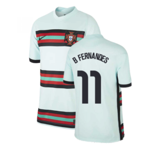 2020-2021 Portugal Away Nike Football Shirt (Kids) (B Fernandes 11)