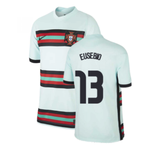 2020-2021 Portugal Away Nike Football Shirt (Kids) (EUSEBIO 13)