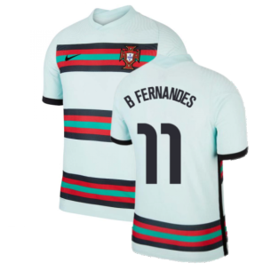 2020-2021 Portugal Away Nike Vapor Match Shirt (B Fernandes 11)