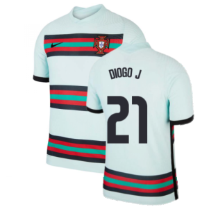 2020-2021 Portugal Away Nike Vapor Match Shirt (DIOGO J 21)