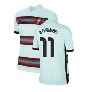 2020-2021 Portugal Away Shirt (Ladies) (B Fernandes 11)