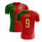 2020-2021 Portugal Flag Home Concept Football Shirt (Eder 9)