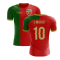 2022-2023 Portugal Flag Home Concept Football Shirt (J Mario 10)