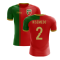 2023-2024 Portugal Flag Home Concept Football Shirt (N Semedo 2) - Kids