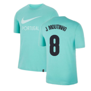 2020-2021 Portugal Ground Tee (Mint) (J Moutinho 8)