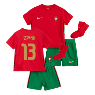 2020-2021 Portugal Home Nike Baby Kit (EUSEBIO 13)