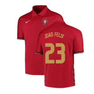 2020-2021 Portugal Home Nike Football Shirt (Joao Felix 23)
