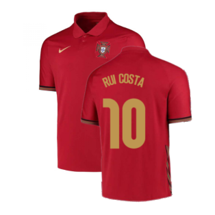 2020-2021 Portugal Home Nike Football Shirt (RUI COSTA 10)