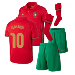 2020-2021 Portugal Home Nike Mini Kit (Bernardo 10)