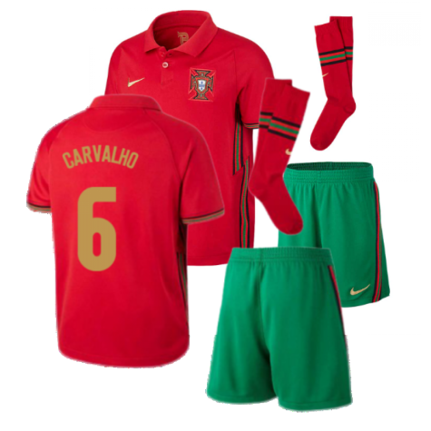 2020-2021 Portugal Home Nike Mini Kit (CARVALHO 6)