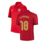 2020-2021 Portugal Home Nike Shirt (Kids) (B Fernandes 18)
