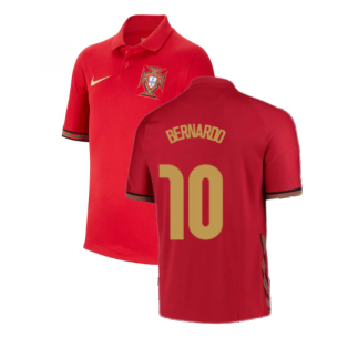 2020-2021 Portugal Home Nike Shirt (Kids) (Bernardo 10)