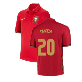 2020-2021 Portugal Home Nike Shirt (Kids) (Cancelo 20)