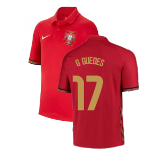 2020-2021 Portugal Home Nike Shirt (Kids) (G GUEDES 17)