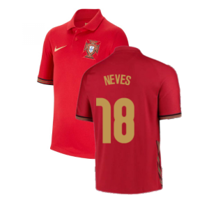 2020-2021 Portugal Home Nike Shirt (Kids) (Neves 18)