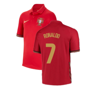 2020-2021 Portugal Home Nike Shirt (Kids) (RONALDO 7)