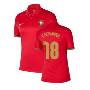 2020-2021 Portugal Home Nike Womens Shirt (B Fernandes 18)