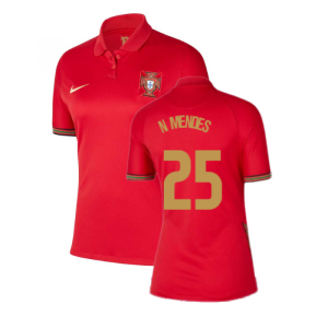 2020-2021 Portugal Home Nike Womens Shirt (N MENDES 25)