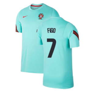 2020-2021 Portugal Nike Training Shirt (Mint) - Kids (FIGO 7)