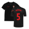2020-2021 Portugal Pre-Match Training Shirt (Black) - Kids (GUERREIRO 5)