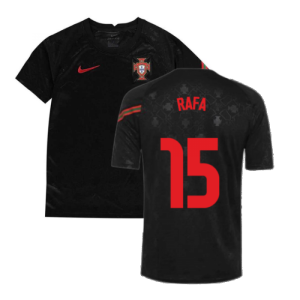 2020-2021 Portugal Pre-Match Training Shirt (Black) - Kids (RAFA 15)