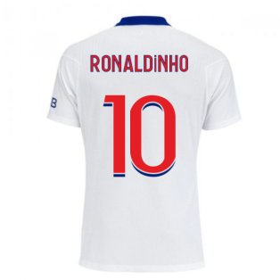 2020-2021 PSG Authentic Vapor Match Away Nike Shirt (RONALDINHO 10)