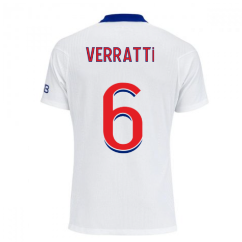 2020-2021 PSG Authentic Vapor Match Away Nike Shirt (VERRATTI 6)