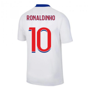 2020-2021 PSG Away Nike Football Shirt (RONALDINHO 10)