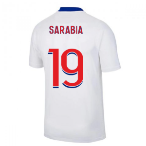 2020-2021 PSG Away Nike Football Shirt (SARABIA 19)