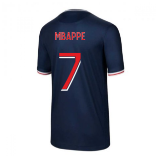 2020-2021 PSG Home Nike Shirt (Kids) (MBAPPE 7)