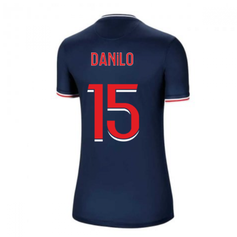 2020-2021 PSG Home Nike Womens Football Shirt (DANILO 15)