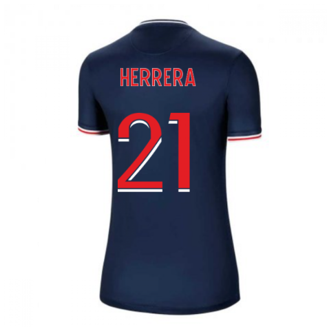 2020-2021 PSG Home Nike Womens Football Shirt (HERRERA 21)