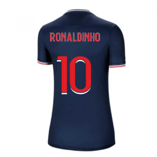 2020-2021 PSG Home Nike Womens Football Shirt (RONALDINHO 10)