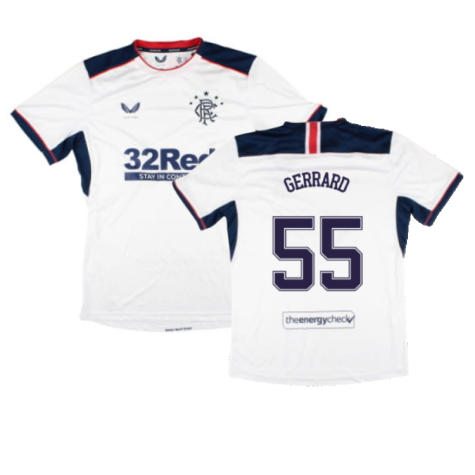 2020-2021 Rangers Away Shirt (Gerrard 55)