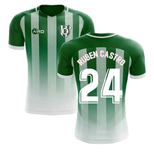2020-2021 Real Betis Home Concept Football Shirt (Ruben Castro 24) - Kids