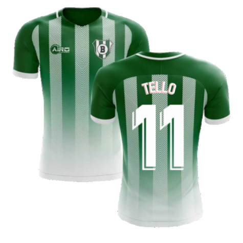 2020-2021 Real Betis Home Concept Football Shirt (Tello 11) - Kids