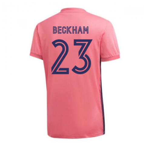 2020-2021 Real Madrid Adidas Away Football Shirt (BECKHAM 23)