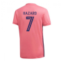 2020-2021 Real Madrid Adidas Away Football Shirt (HAZARD 7)