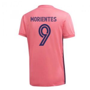 2020-2021 Real Madrid Adidas Away Football Shirt (MORIENTES 9)