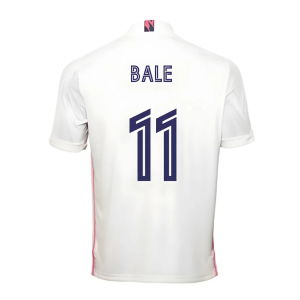 2020-2021 Real Madrid Adidas Home Football Shirt (BALE 11)