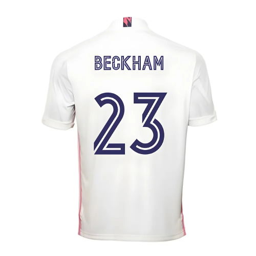 2020-2021 Real Madrid Adidas Home Football Shirt (BECKHAM 23)