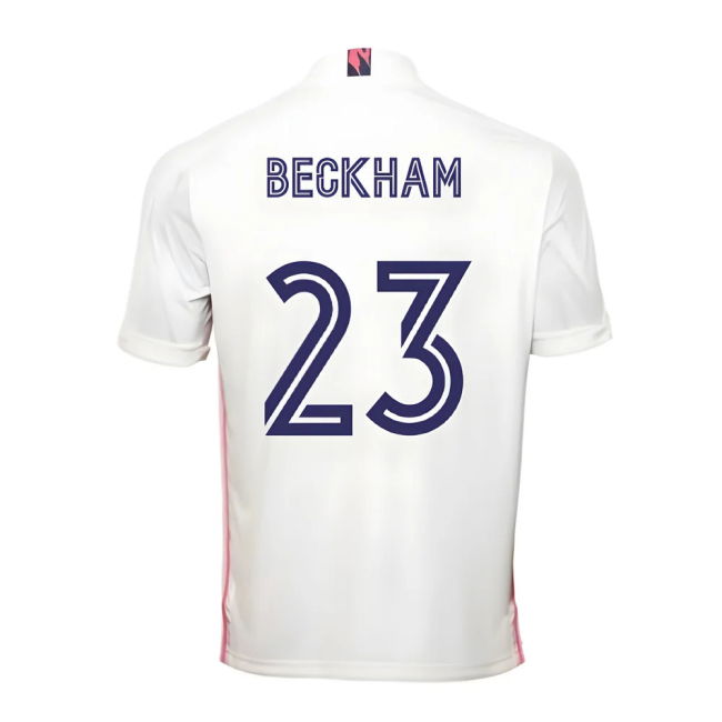 2020-2021 Real Madrid Adidas Home Football Shirt (BECKHAM 23)