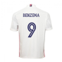 2020-2021 Real Madrid Adidas Home Football Shirt (BENZEMA 9)