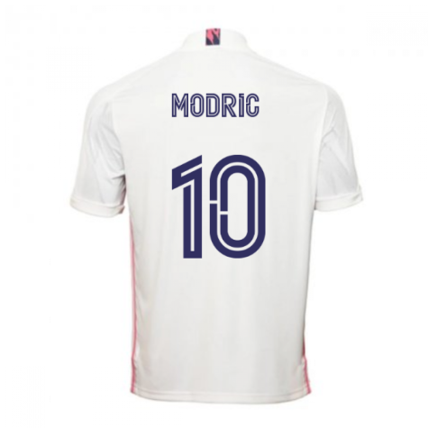 2020-2021 Real Madrid Adidas Home Football Shirt (MODRIC 10)