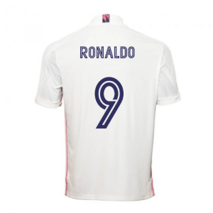 2020-2021 Real Madrid Adidas Home Football Shirt (RONALDO 9)