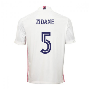 2020-2021 Real Madrid Adidas Home Football Shirt (ZIDANE 5)